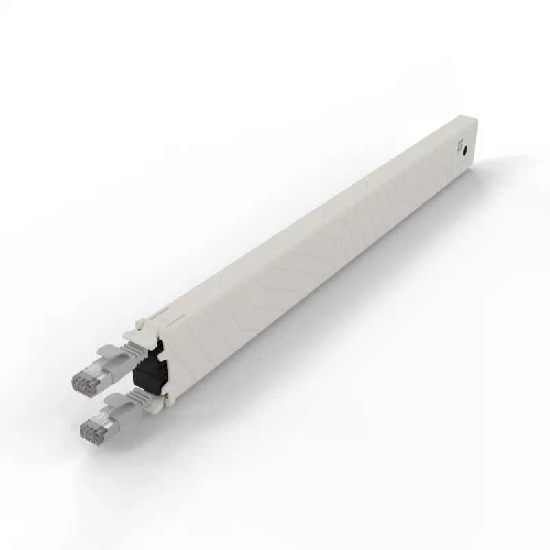 Sieťový kábel PATCHBOX CONEX8STPSL RJ-45 Cat6a 0,8 m sivý