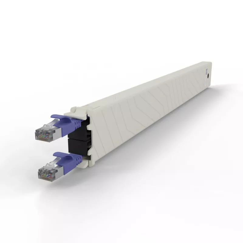 PATCHBOX CONEX8STPVI sieťový kábel fialový 0,8 m Cat6a U/FTP STP