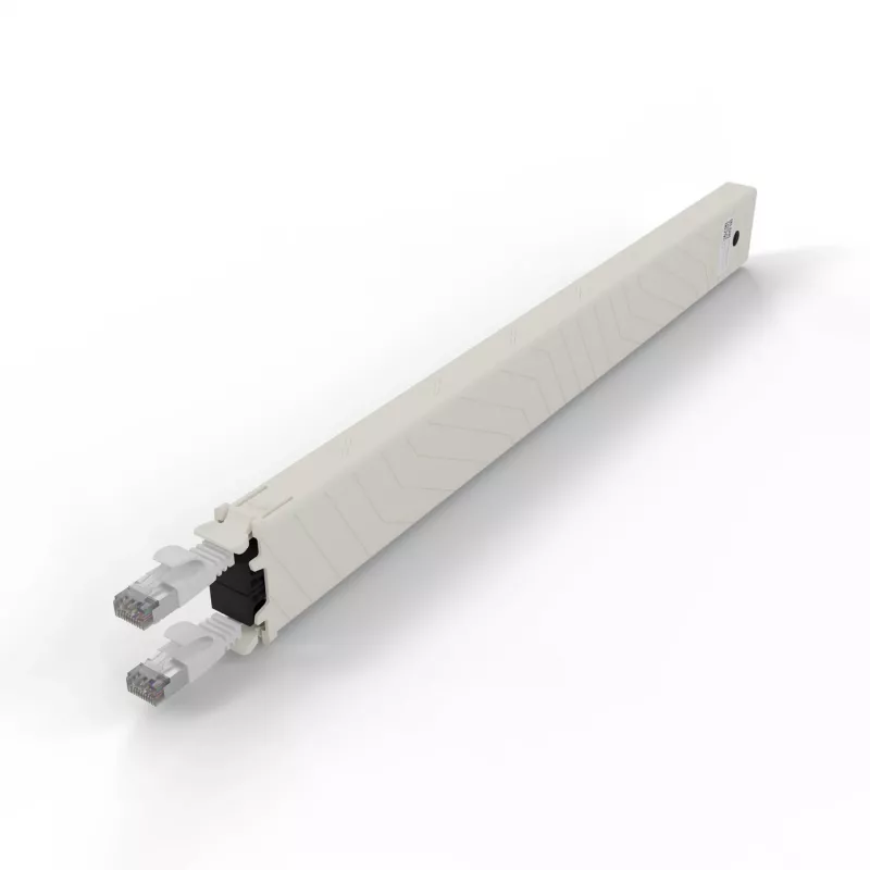 Sieťový kábel PATCHBOX CONEX8STPWH RJ-45 Cat6a 0,8 m biely