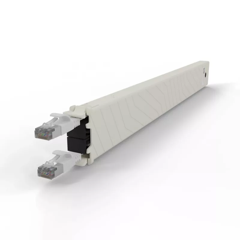 Sieťový kábel PATCHBOX CONEX8STPWH RJ-45 Cat6a 0,8 m biely