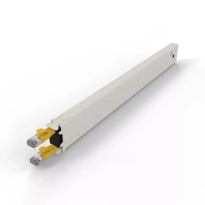Sieťový kábel PATCHBOX CONEX8STPYL RJ-45 Cat6a 0,8 m žltý