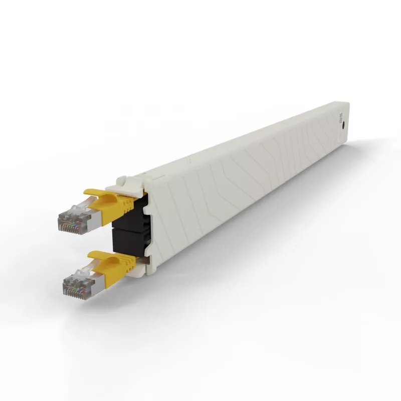 Sieťový kábel PATCHBOX CONEX8STPYL RJ-45 Cat6a 0,8 m žltý