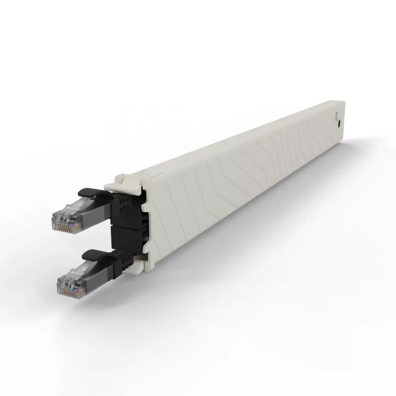 PATCHBOX patchbox.one CONEX8UTPBK zaťahovacia kazeta prepojovacieho kábla, 8RU, Cat6a, UTP, čierna