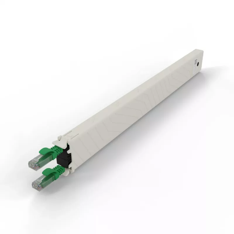 PATCHBOX .one CONEX8UTPGR 8RU Cat6a UTP zaťahovacia medená kazeta, zelená