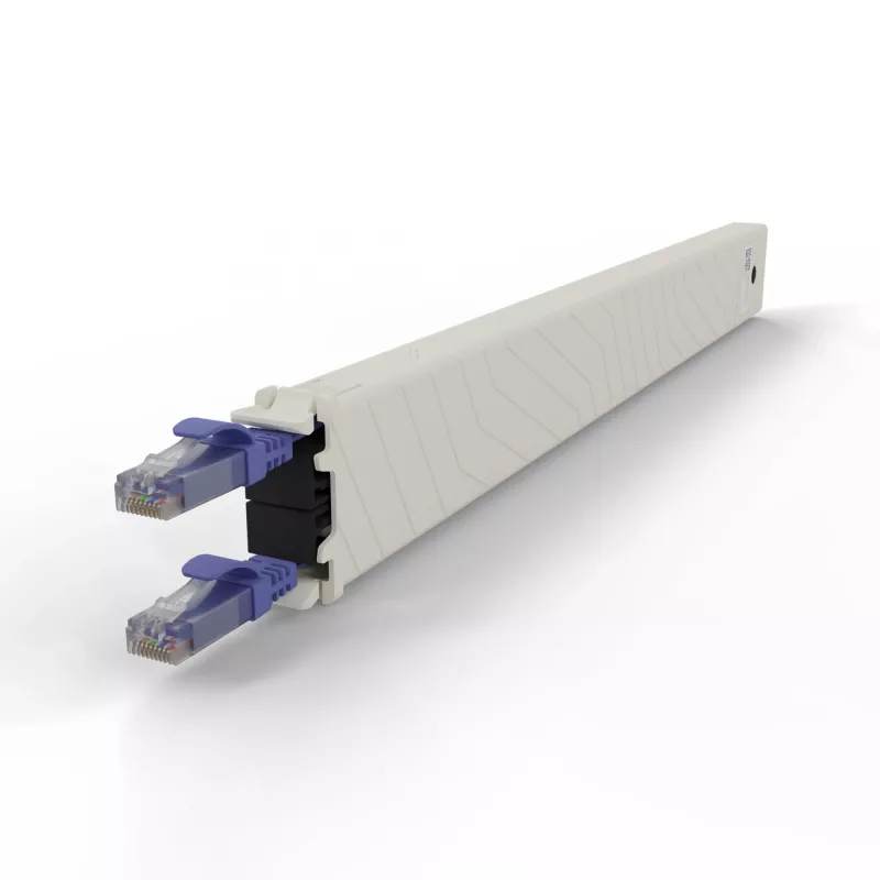 PATCHBOX .one CONEX8UTPVI 8RU Cat6a UTP zaťahovacia medená kazeta, fialová