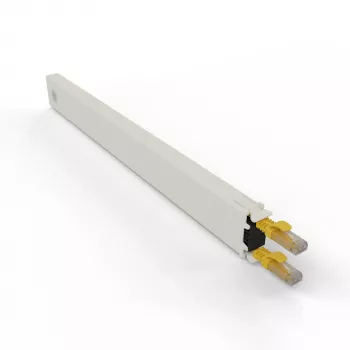 Sieťový kábel PATCHBOX CONEX8UTPYL RJ-45 Cat6a 0,8 m žltý