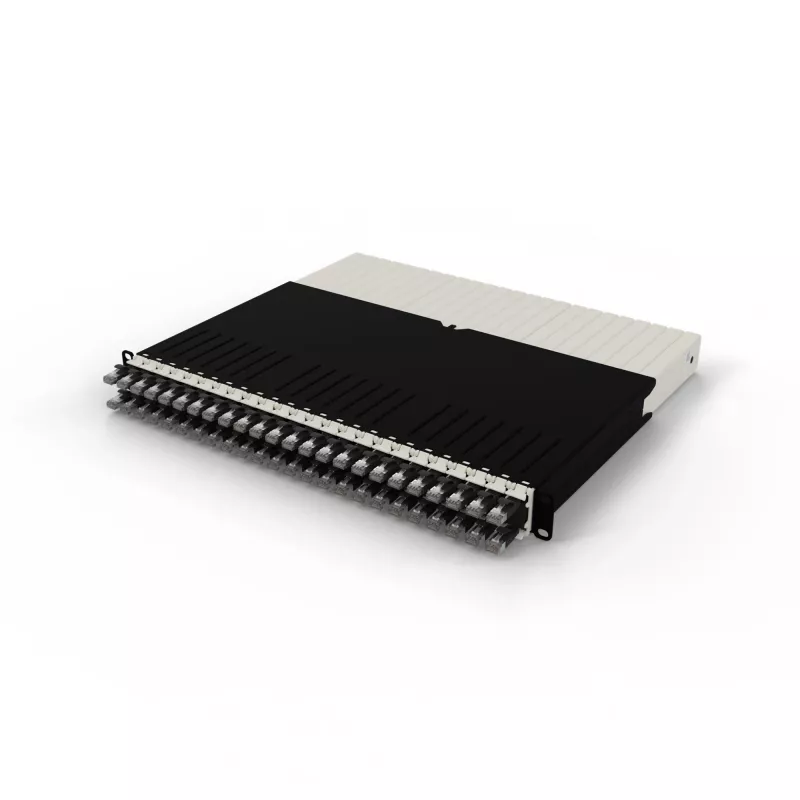 Sieťový kábel PATCHBOX PONEX8STPBK RJ-45 Cat6a 0,8 m čierny