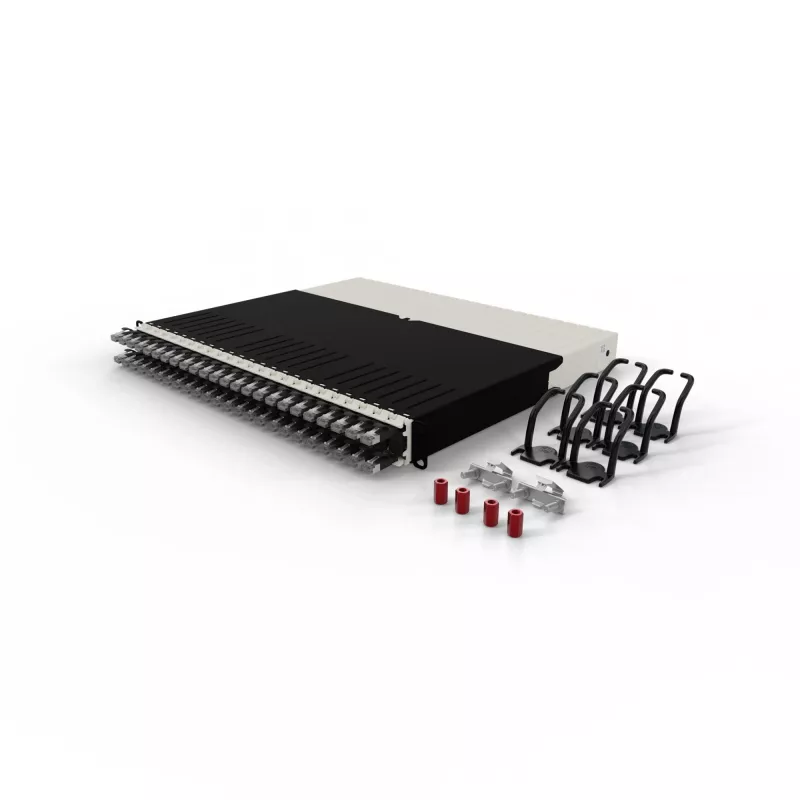 Sieťový kábel PATCHBOX PONEX8STPBK RJ-45 Cat6a 0,8 m čierny