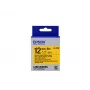 Epson kazeta s etiketami Strong Adhesive LK-4YBW čierna/žltá 12 mm (9 m)