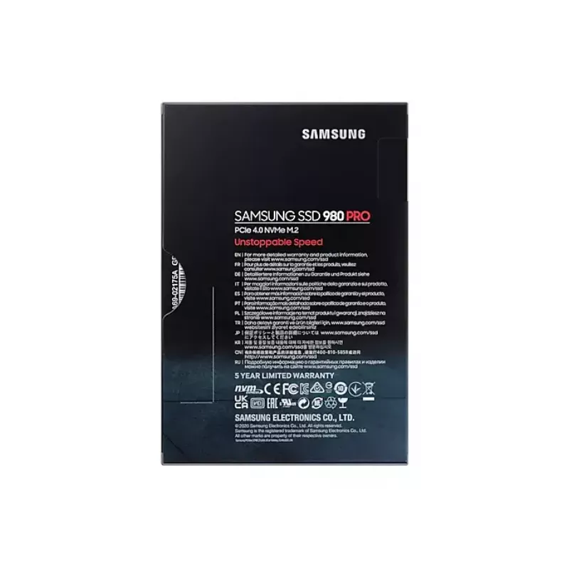 SSD disk Samsung 2 TB M.2 PCI Express 4.0 NVMe MZ-V8P2T0BW