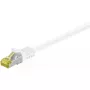 Sieťový kábel Goobay RJ45 patch kábel CAT 6A S/FTP 7,5 m biely