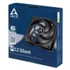 ARCTIC P12 Silent – tlakovo optimalizovaný, extra tichý 120 mm ventilátor
