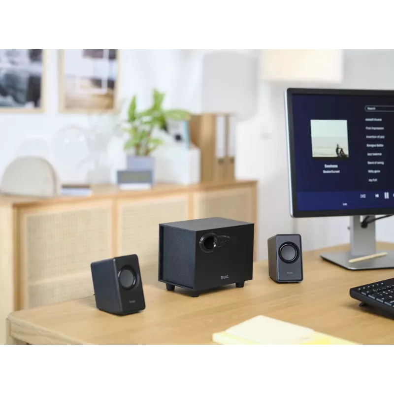 Trust Avora 2.1 reproduktorová sada 9 W PC čierna 2.1 kanály 2-pásmová