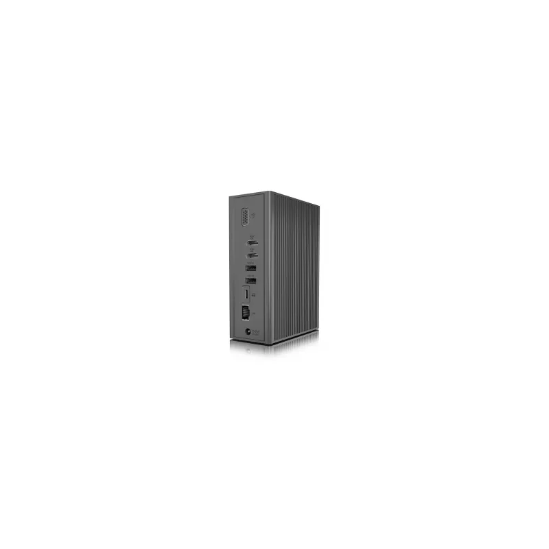 ICY BOX IB-DK2262AC káblové USB 3.2 Gen 1 (3.1 Gen 1) Type-C antracitové