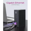 ICY BOX IB-DK2262AC káblové USB 3.2 Gen 1 (3.1 Gen 1) Type-C antracitové