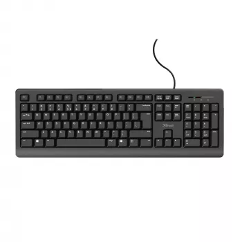 Trust TK-150 klávesnica kancelárska USB QWERTZ nemecká čierna