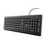Trust TK-150 klávesnica kancelárska USB QWERTZ nemecká čierna