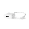 Nedis CCGB64651WT02 adaptér USB-C na HDMI USB 3.2 Gen1, 0,20 m, niklovaný, PVC, biely