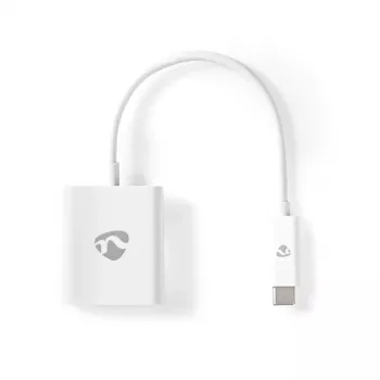 USB grafický adaptér Nedis CCGB64651WT02 3840 x 2160 pixelov biely