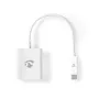 Nedis CCGB64651WT02 adaptér USB-C na HDMI USB 3.2 Gen1, 0,20 m, niklovaný, PVC, biely