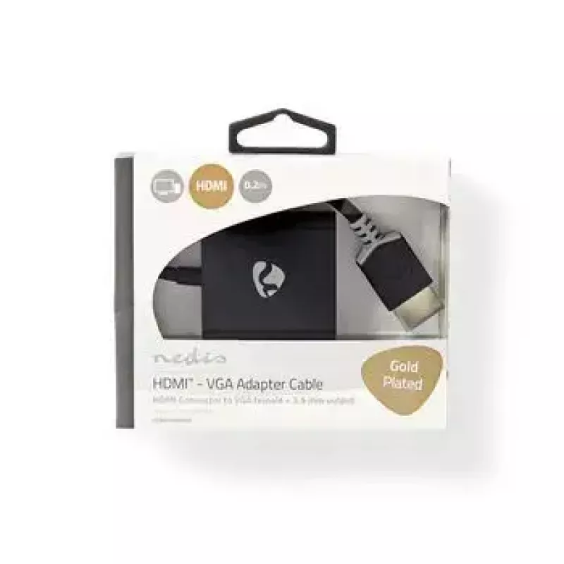 Video kábel adaptér Nedis CCBW34900AT02 0,2 m VGA HDMI