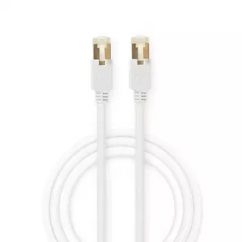 Nedis CCBW85221WT50 sieťový kábel biely 5 m Cat6 S/FTP
