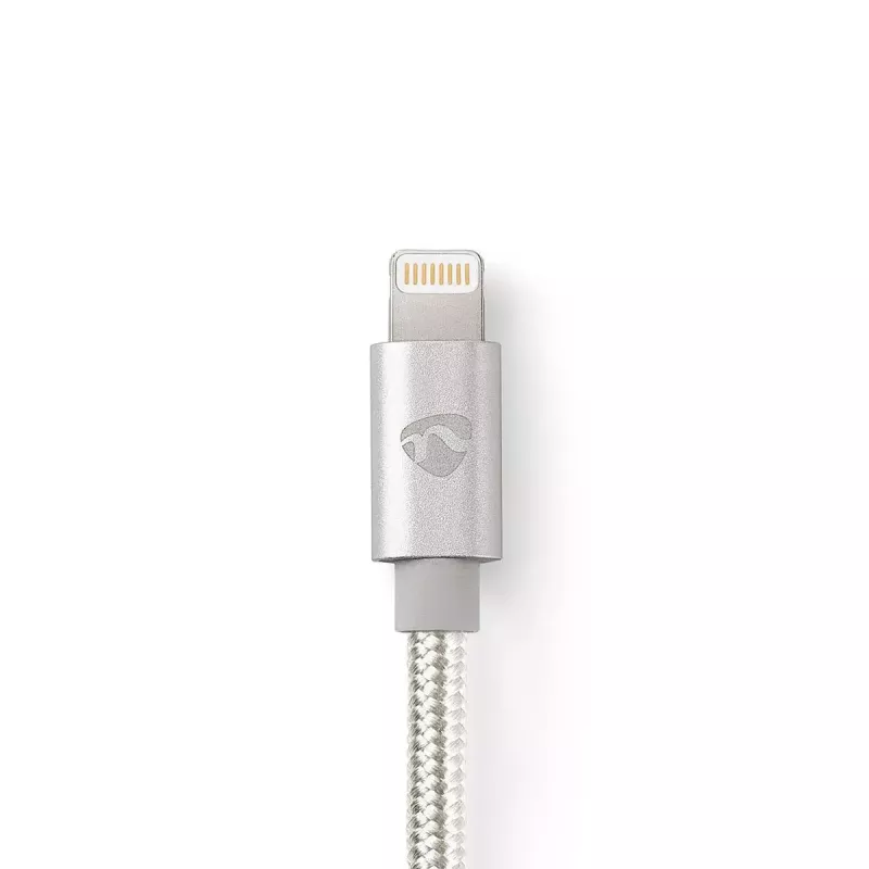 Kábel na mobil Nedis CCTB39300AL10 hliník 1 m USB A Lightning