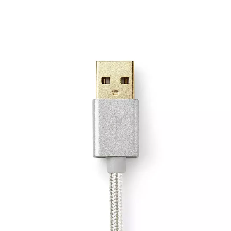 Kábel na mobil Nedis CCTB39300AL10 hliník 1 m USB A Lightning
