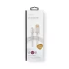Kábel na mobil Nedis CCTB39300AL10 hliník 1 m USB A Lightning