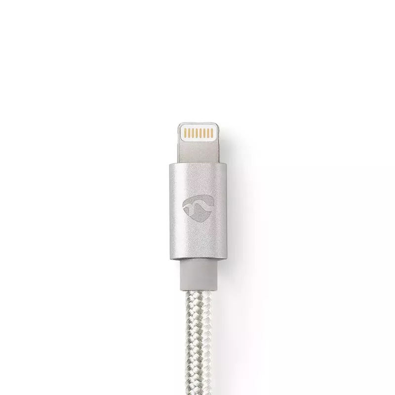 Kábel na mobilný telefón Nedis CCTB39300AL30 hliník 3 m USB A Lightning
