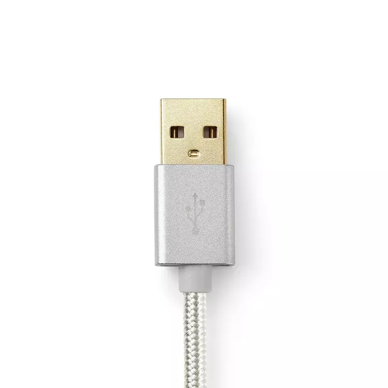 Kábel na mobilný telefón Nedis CCTB39300AL30 hliník 3 m USB A Lightning