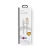 Kábel na mobilný telefón Nedis CCTB39300AL30 hliník 3 m USB A Lightning