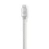Lightning kábel Nedis CCTB39650AL10 1 m hliník USB C