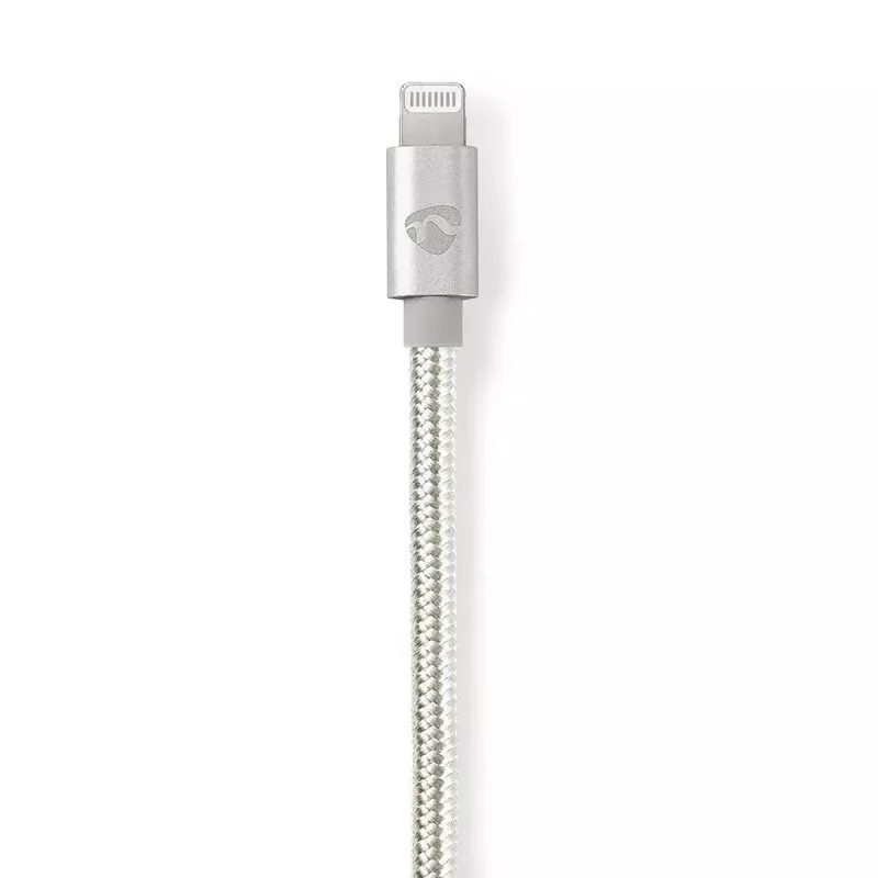 Lightning kábel Nedis CCTB39650AL10 1 m hliník USB C