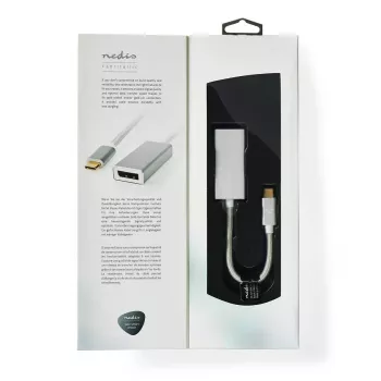 Video kábel adaptér Nedis CCTB64450AL02 0,2 m USB Type-C DisplayPort