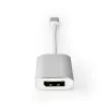 Video kábel adaptér Nedis CCTB64480AL02 0,2 m USB Type-C DisplayPort strieborný