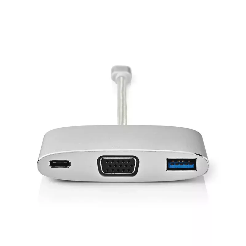 Dokovacia stanica pre notebook Nedis CCTB64760AL02 hliník 0,2 m kábel 5 Mbit/s