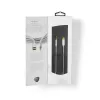 Audio kábel Nedis CCTB65940AL10 1 m USB-C na 3,5 mm hliník