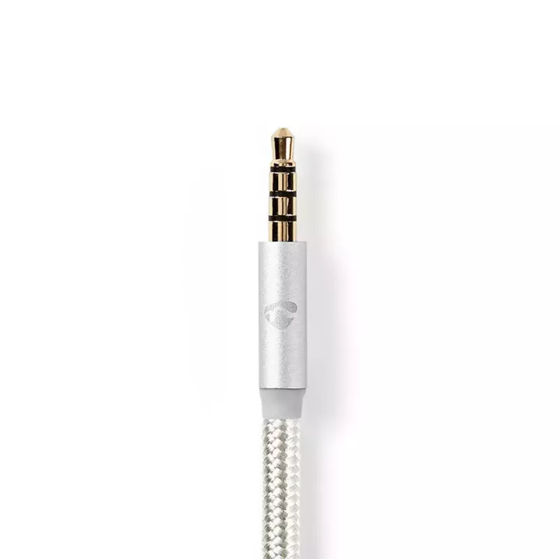 Audio kábel Nedis CCTB65940AL10 1 m USB-C na 3,5 mm hliník