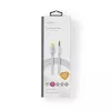 Audio kábel Nedis CCTB65940AL10 1 m USB-C na 3,5 mm hliník