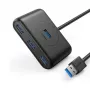 Ugreen 20290 rozbočovač USB 3.2 Gen 1 (3.1 Gen 1) Type-A 5000 Mbit/s čierny