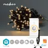 Nedis WIFILX01W50 SmartLife vianočná svetelná reťaz Wi-Fi 5 m, biela