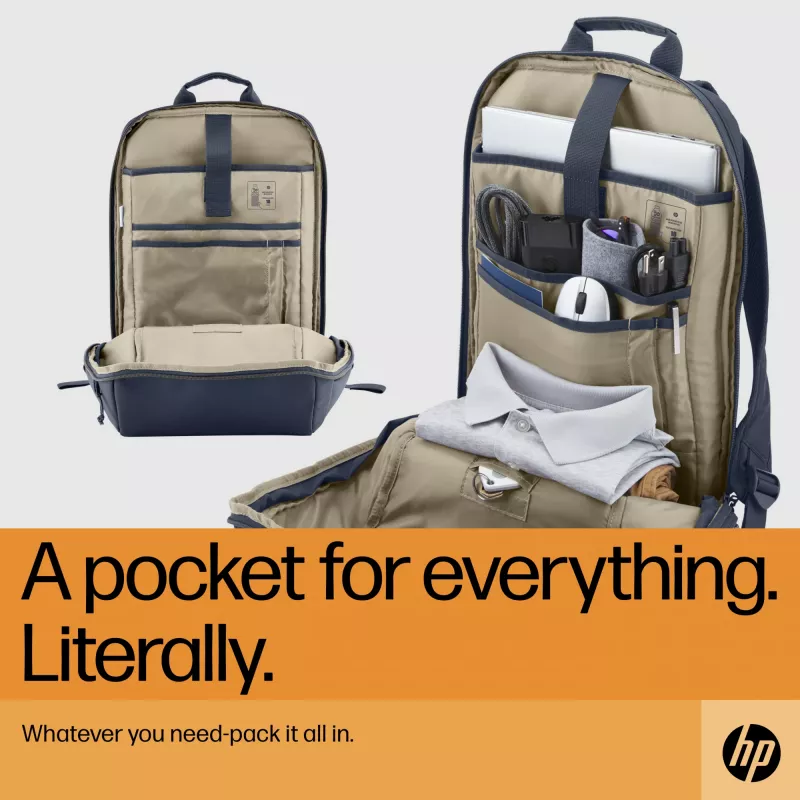 HP Travel 18 litrov 15.6 Blue Night batoh na notebook, batoh, 510 g