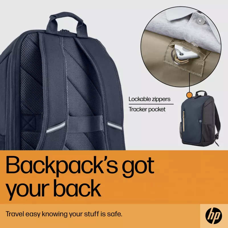 HP Travel 18 litrov 15.6 Blue Night batoh na notebook, batoh, 510 g