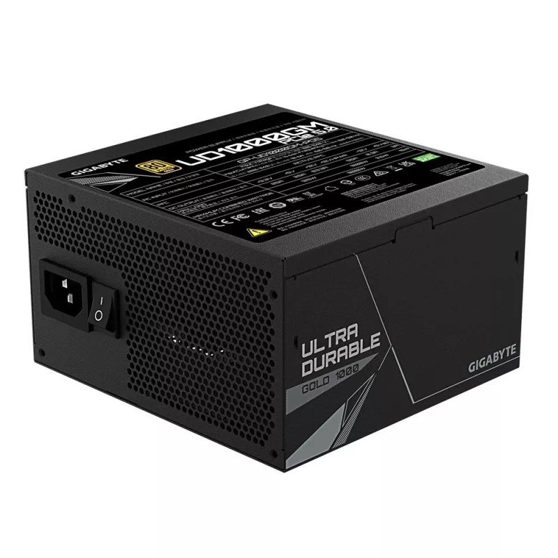 GIGABYTE UD1000GM PG5 napájací zdroj 1000 W 20+4 pin ATX ATX čierny