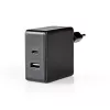 Nabíjačka pre mobilné zariadenia Nedis WCPD45W100BK univerzálna čierna USB interiér