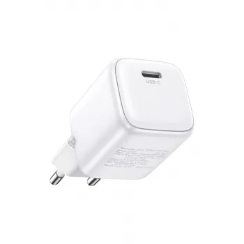 Interiérová nabíjačka Ugreen 15324 univerzálna biela AC 1 USB Type-C port
