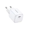 Interiérová nabíjačka Ugreen 15324 univerzálna biela AC 1 USB Type-C port