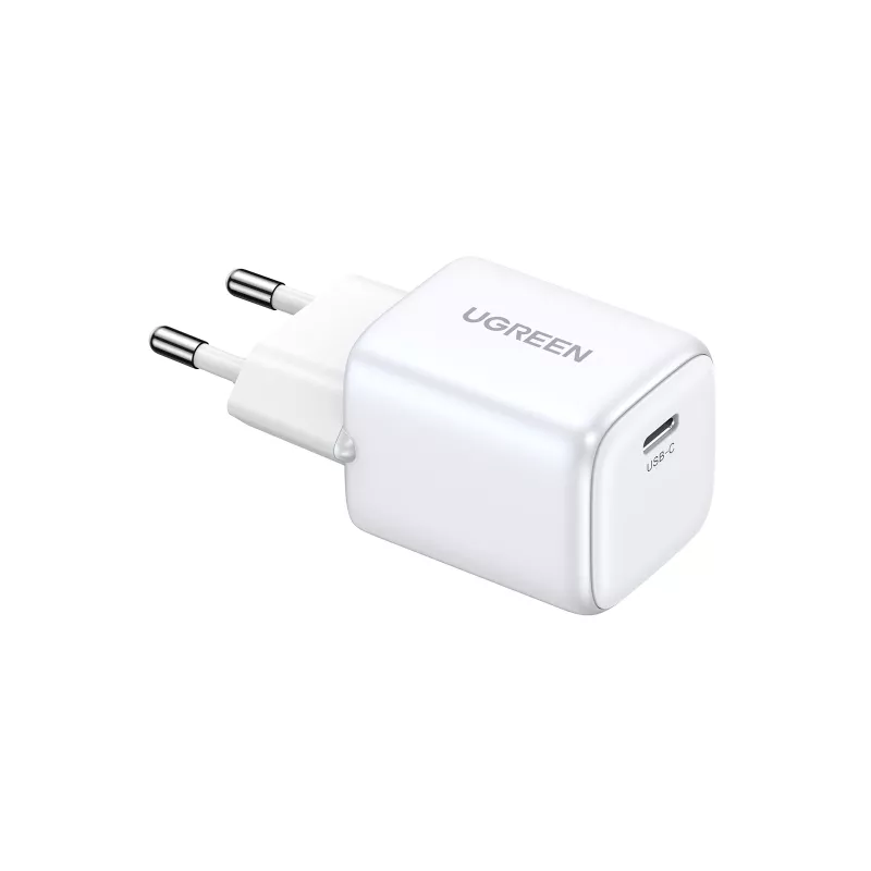 Interiérová nabíjačka Ugreen 15324 univerzálna biela AC 1 USB Type-C port