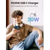 Interiérová nabíjačka Ugreen 15324 univerzálna biela AC 1 USB Type-C port